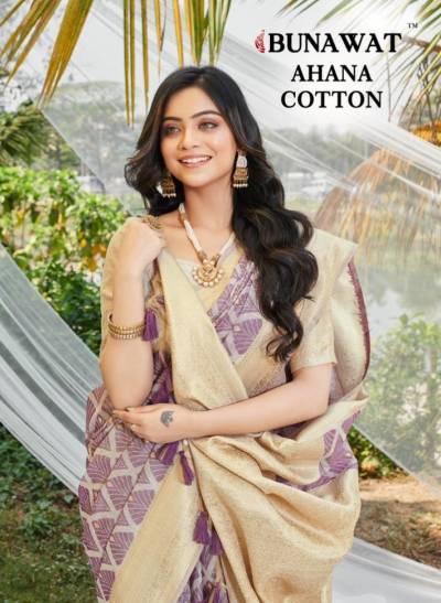 AHANA COTTON BY BUNAWAT COTTON SAREE MANUFACTURER IN INDIA